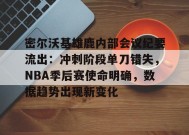 密尔沃基雄鹿内部会议纪要流出：冲刺阶段单刀错失，NBA季后赛使命明确，数据趋势出现新变化的简单介绍